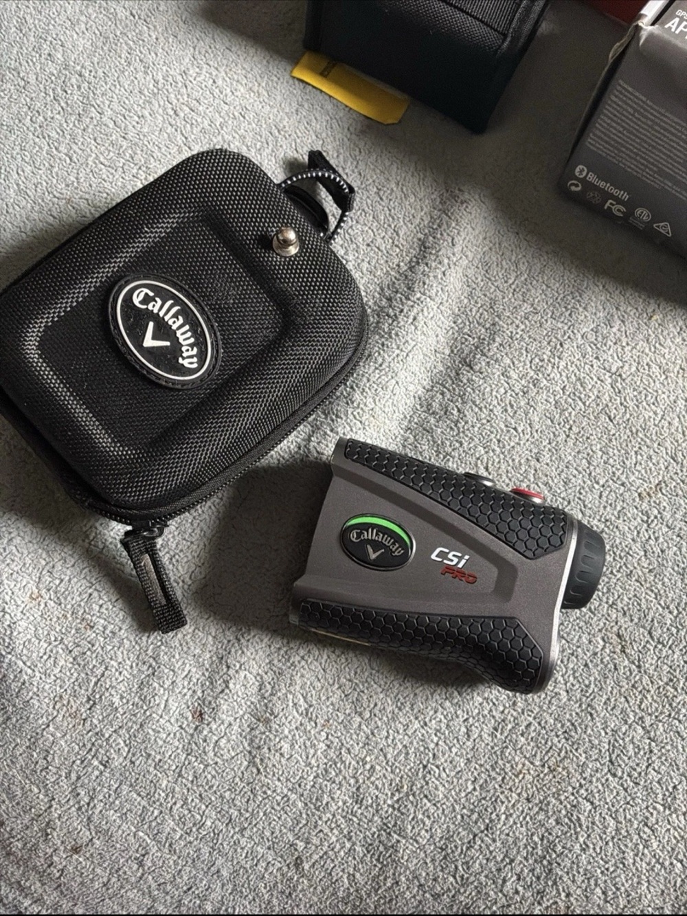 Callaway CSi Pro Golf Laser Rangefinder Fast Focus System Gray/Black